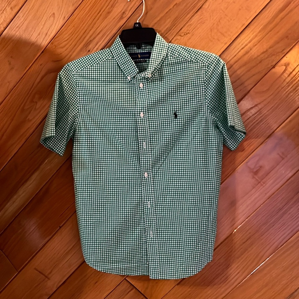 Ralph Lauren Youth XL (18-20) Short Sleeve Button Down